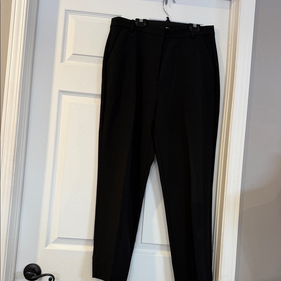 Favorite Daughter Pants - Favorite Daughter Black Cigarette Pleated Dress Pants